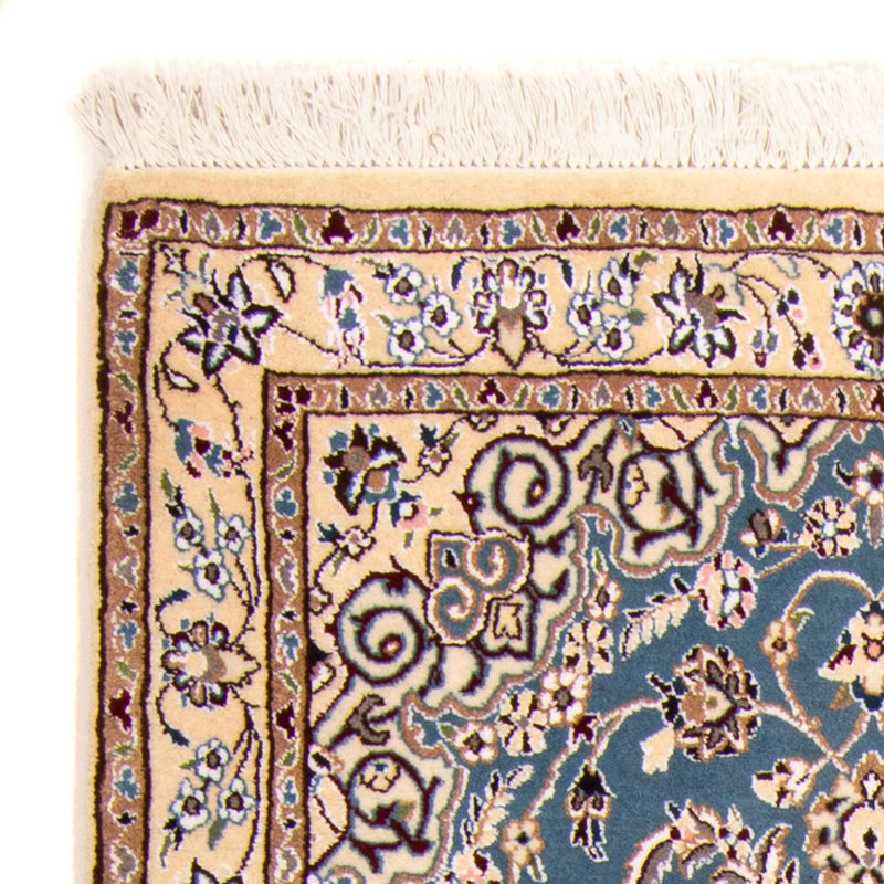 Perzisch tapijt - Nain - Koninklijk - 148 x 98 cm - donkerblauw