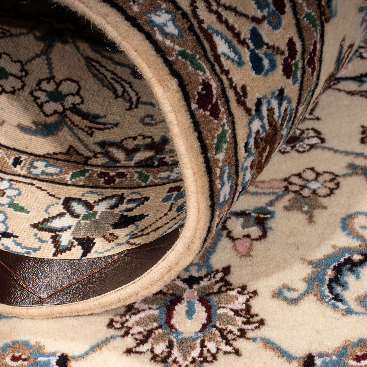 Perzisch tapijt - Nain - Koninklijk - 148 x 96 cm - beige