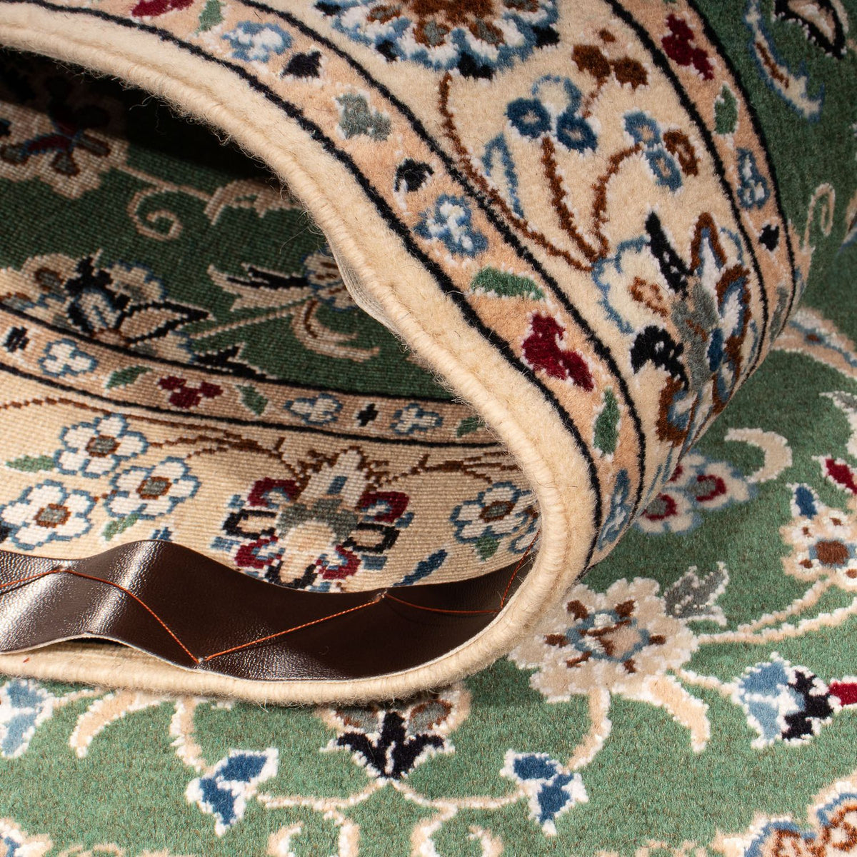 Perzisch tapijt - Nain - Koninklijk - 152 x 100 cm - groen