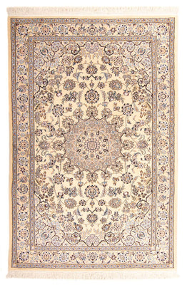 Perzisch tapijt - Nain - Koninklijk - 227 x 135 cm - beige