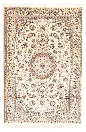 Perzisch tapijt - Nain - Koninklijk - 204 x 135 cm - beige