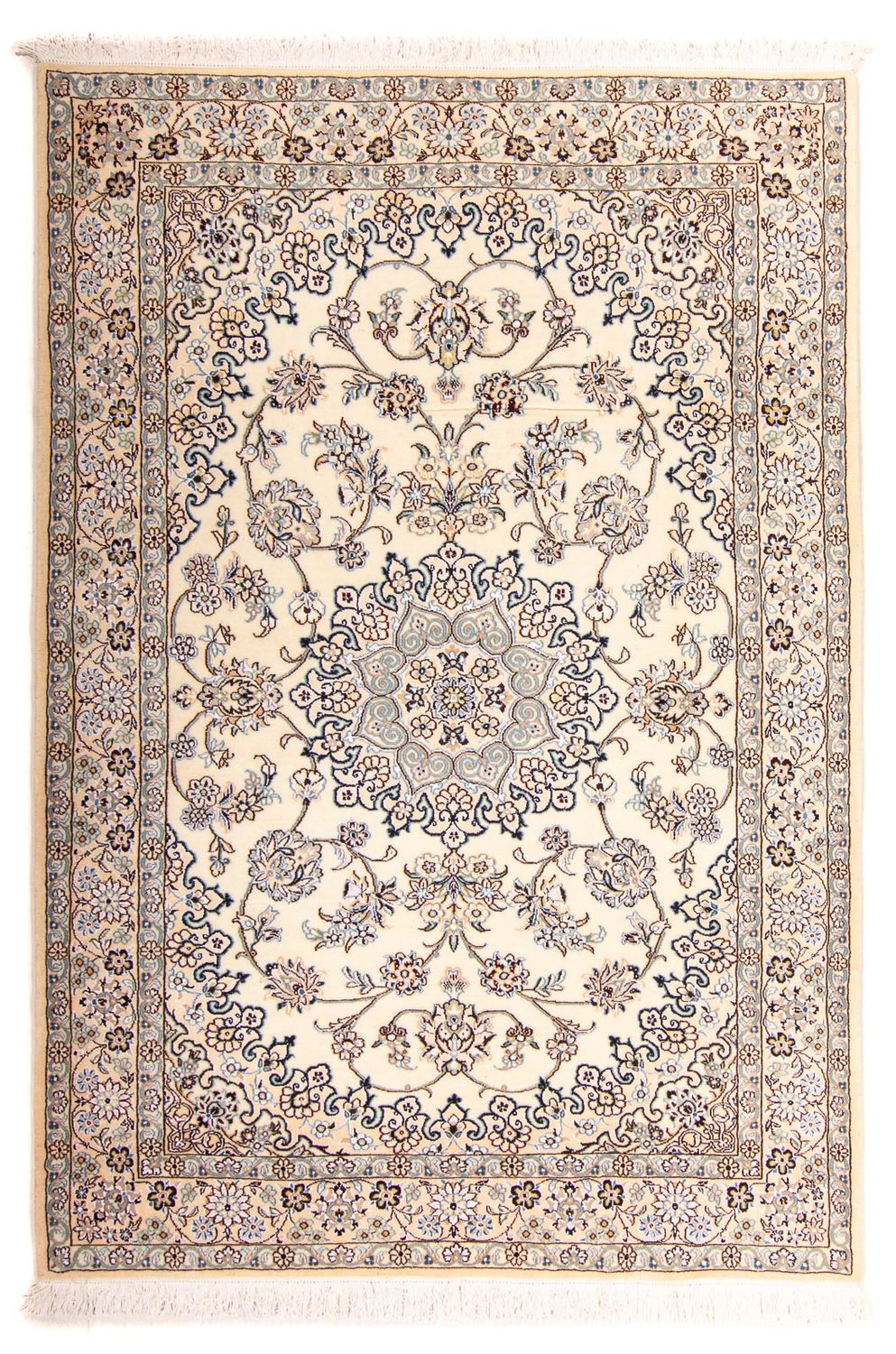Perzisch tapijt - Nain - Koninklijk - 212 x 137 cm - beige