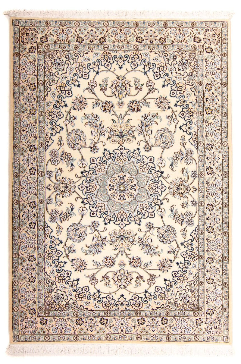 Perzisch tapijt - Nain - Koninklijk - 212 x 137 cm - beige