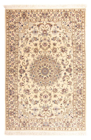 Perzisch tapijt - Nain - Koninklijk - 212 x 132 cm - beige