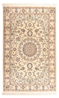 Perzisch tapijt - Nain - Koninklijk - 211 x 127 cm - beige