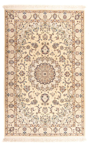 Perzisch tapijt - Nain - Koninklijk - 211 x 127 cm - beige