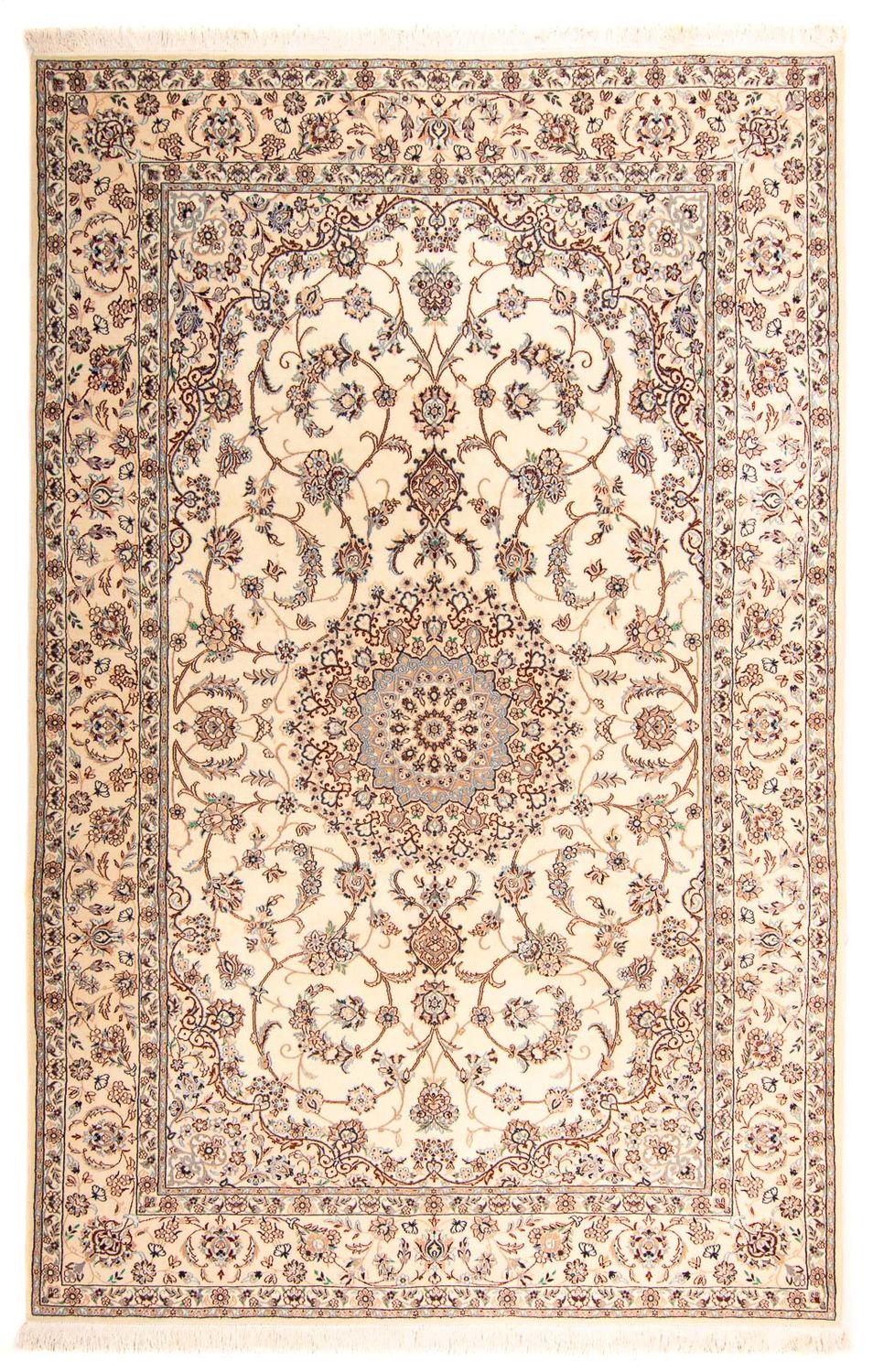 Perzisch tapijt - Nain - Koninklijk - 337 x 210 cm - beige