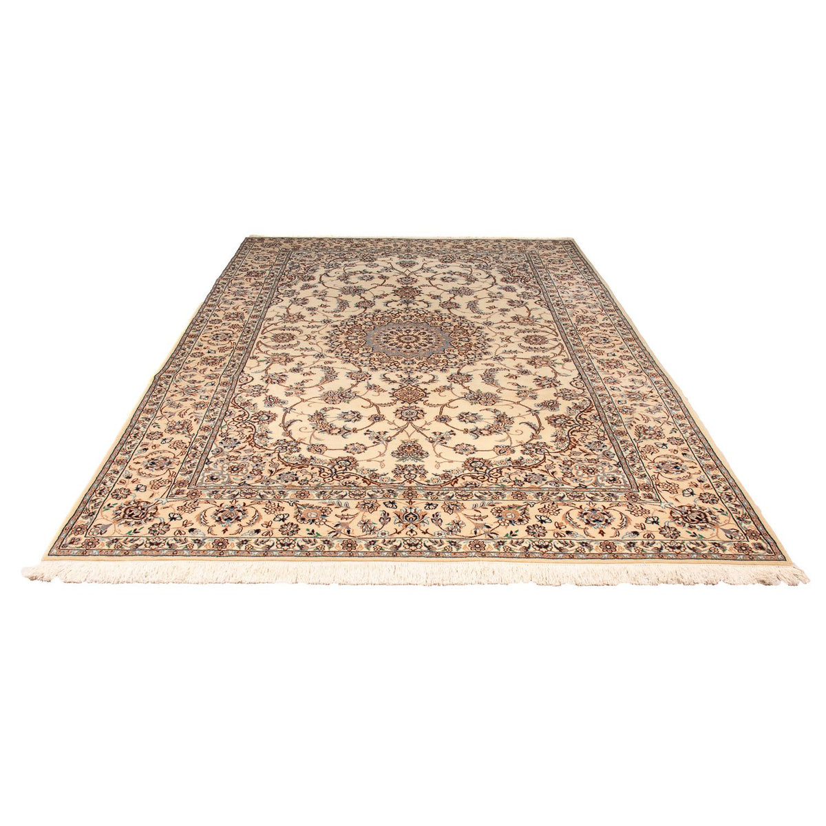 Perzisch tapijt - Nain - Koninklijk - 337 x 210 cm - beige
