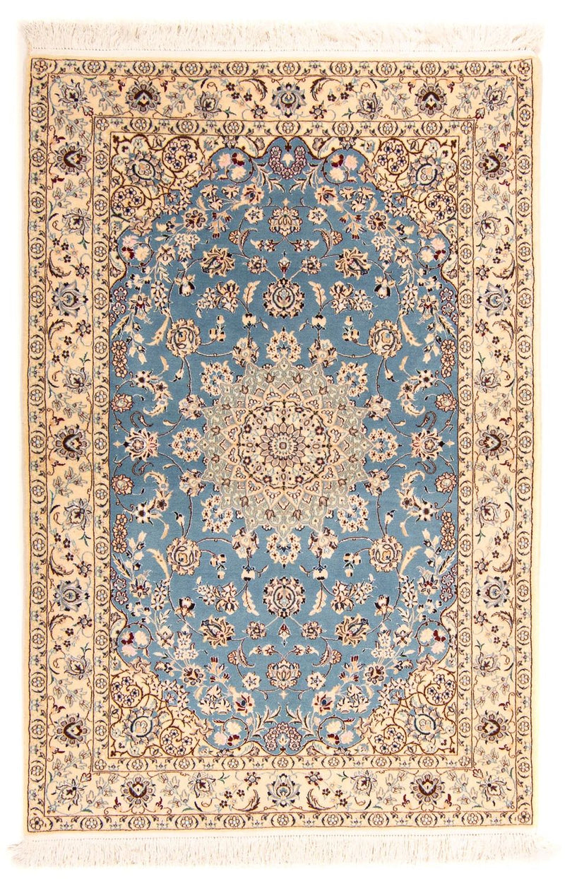 Perzisch tapijt - Nain - Premium - 178 x 120 cm - lichtblauw