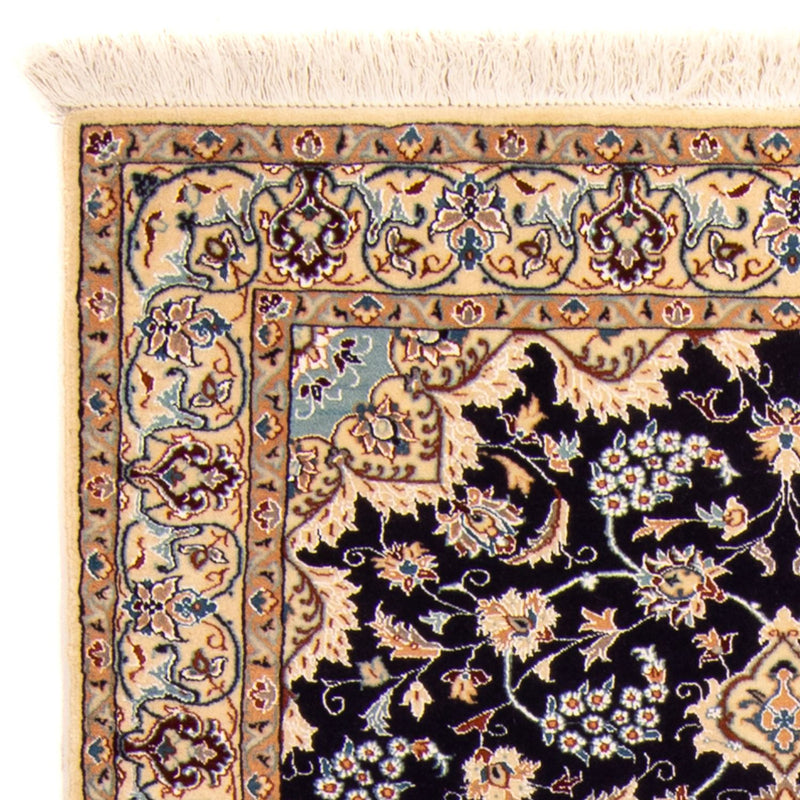 Perzisch tapijt - Nain - Premium - 142 x 97 cm - donkerblauw