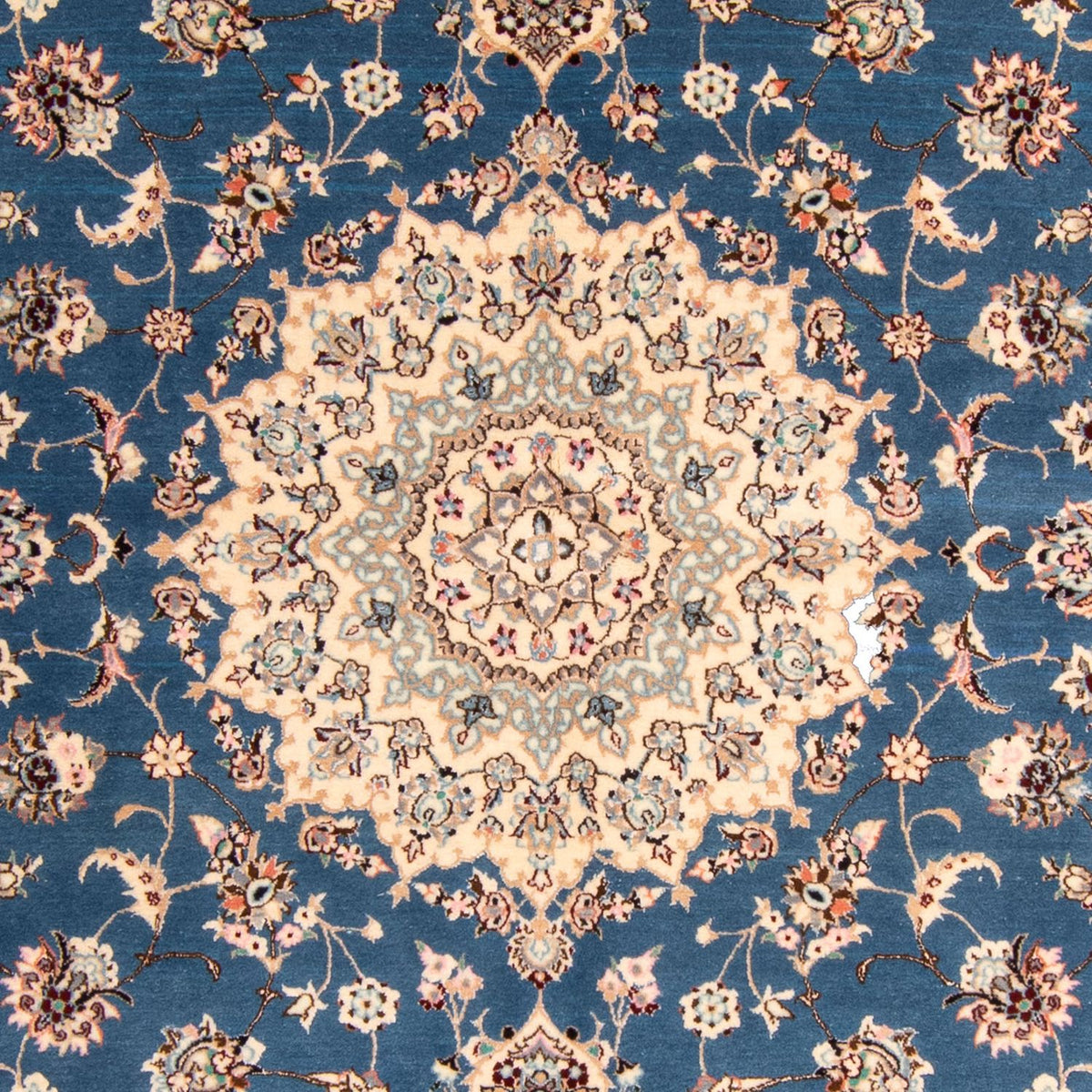 Perzisch tapijt - Nain - Premium - 233 x 155 cm - donkerblauw