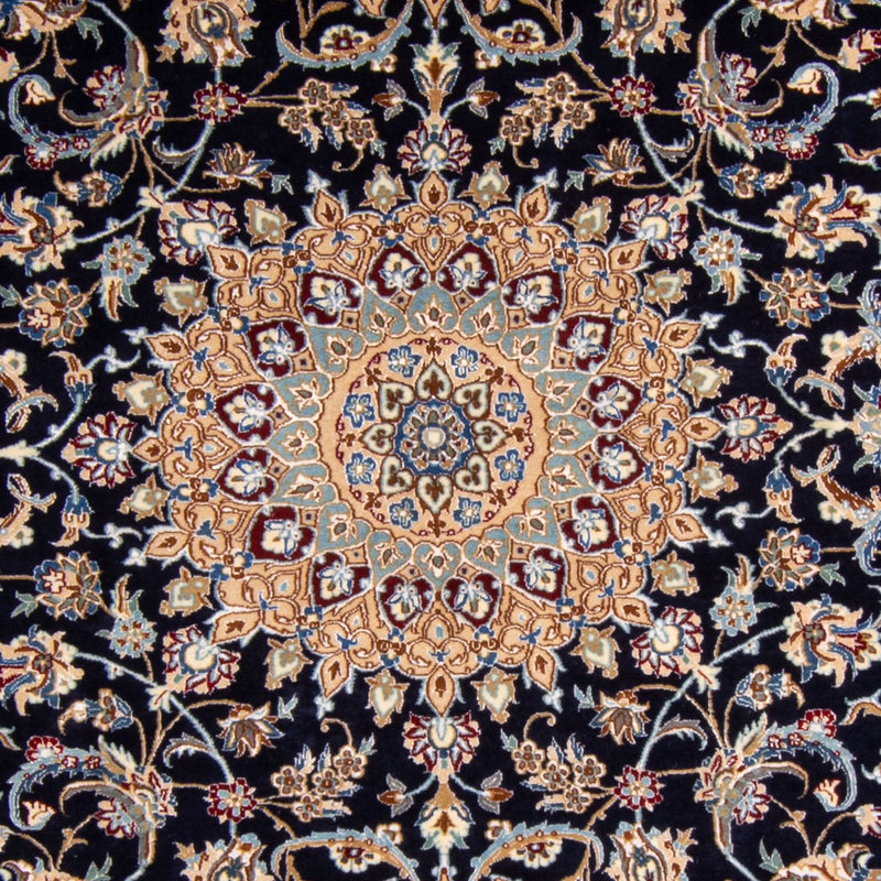 Perzisch tapijt - Nain - Premium - 205 x 128 cm - donkerblauw