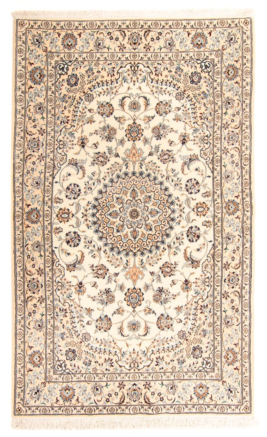 Perzisch tapijt - Nain - Koninklijk - 253 x 148 cm - beige