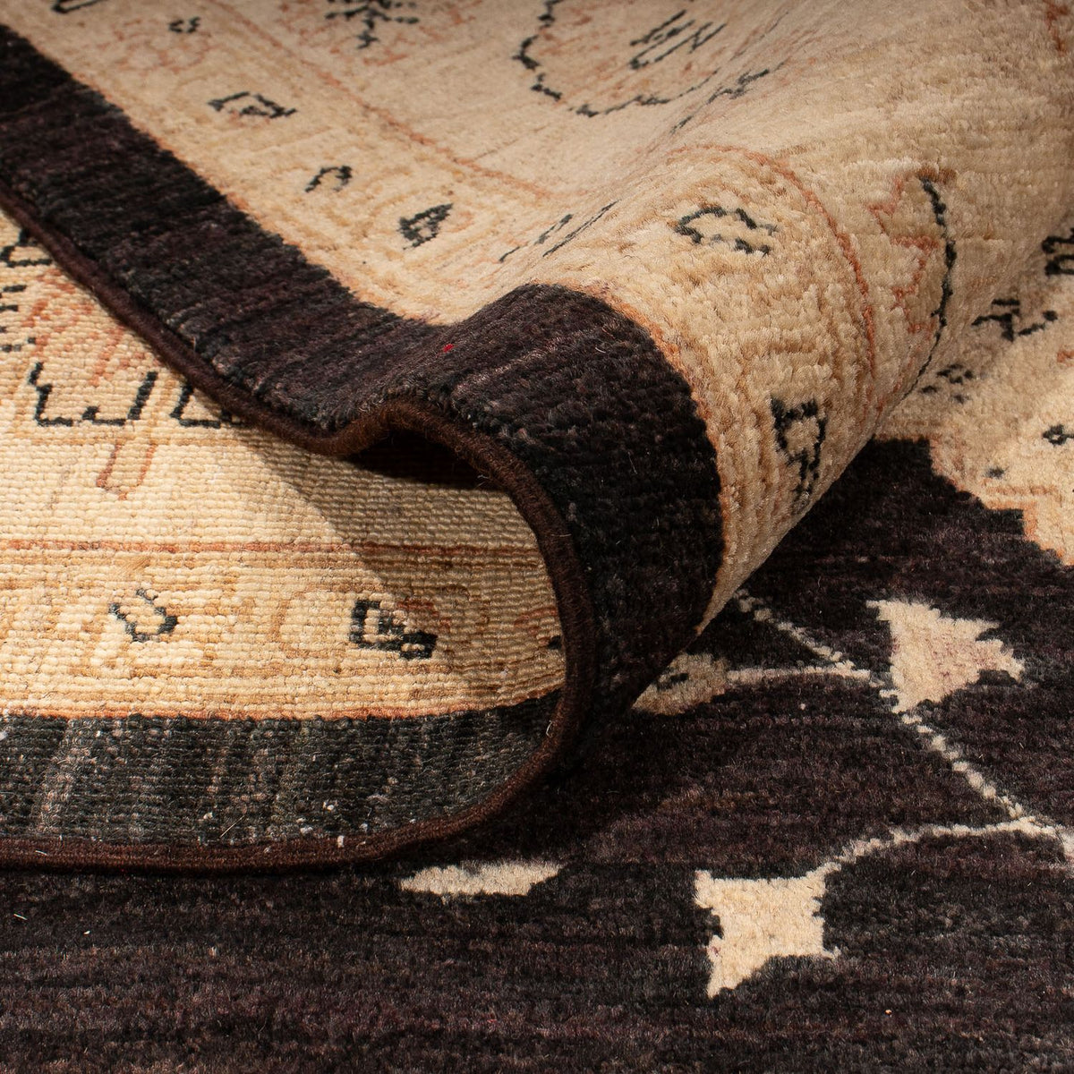 Ziegler tapijt - 296 x 209 cm - donkerbruin