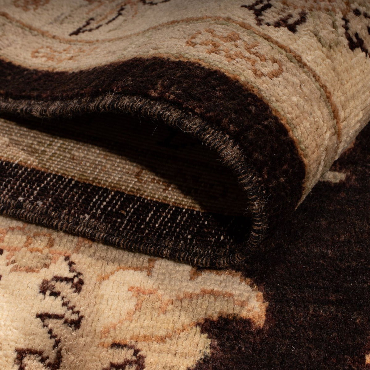 Ziegler tapijt - 200 x 123 cm - donkerbruin