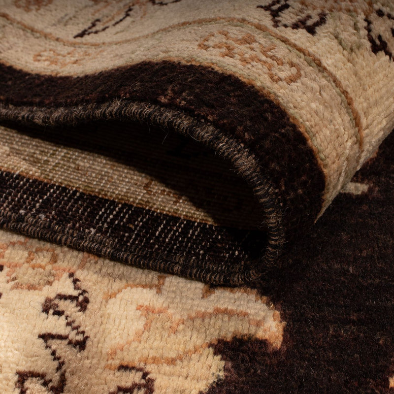 Ziegler tapijt - 200 x 123 cm - donkerbruin