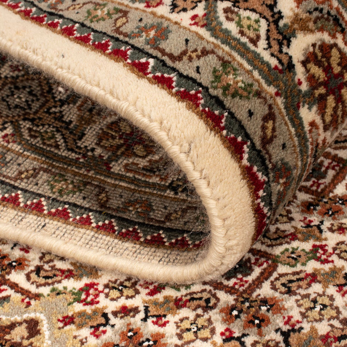 Perzisch tapijt - Tabriz - 193 x 123 cm - beige