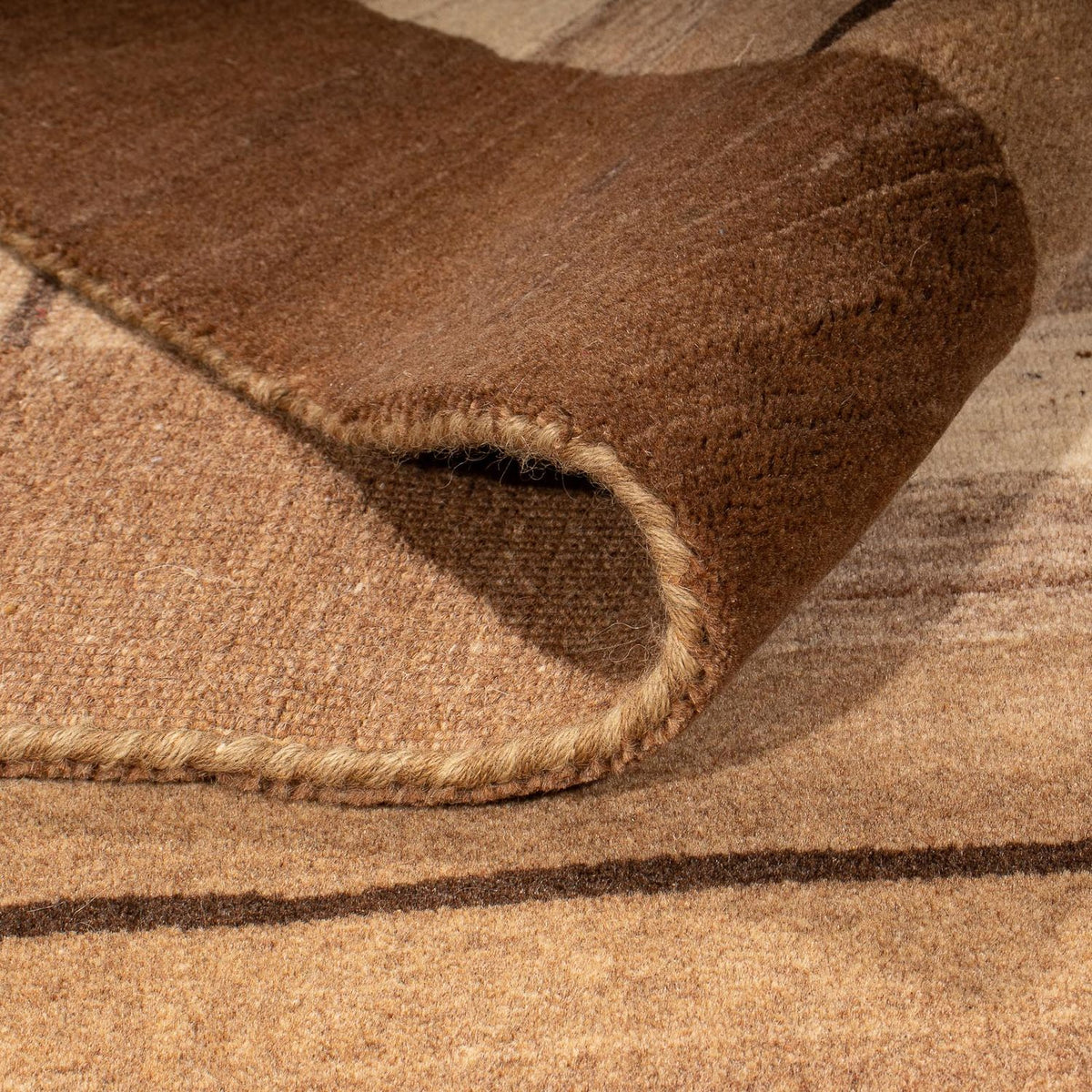 Gabbeh Tapijt - Zacht - 180 x 127 cm - bruin