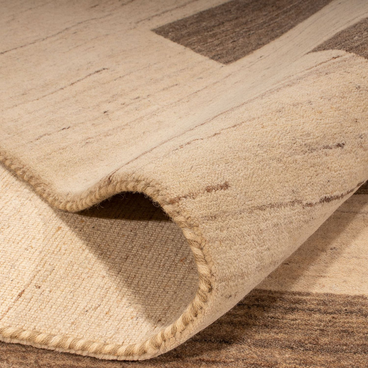 Gabbeh Tapijt - Zacht - 301 x 215 cm - beige