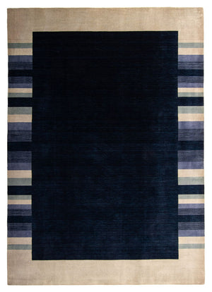 Gabbeh Tapijt - Zacht - 296 x 206 cm - donkerblauw