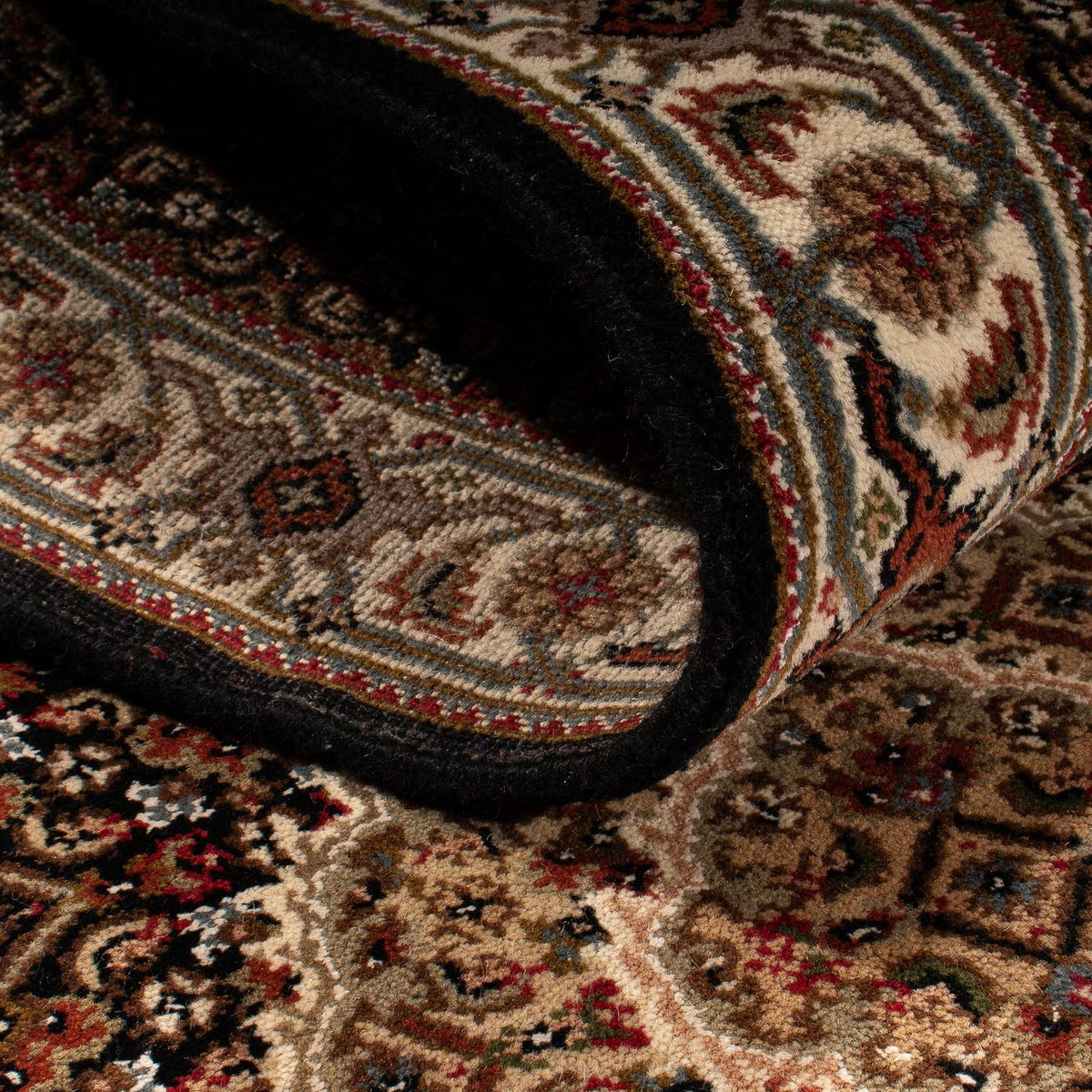 Loper Perzisch tapijt - Tabriz - 353 x 79 cm - donkerblauw