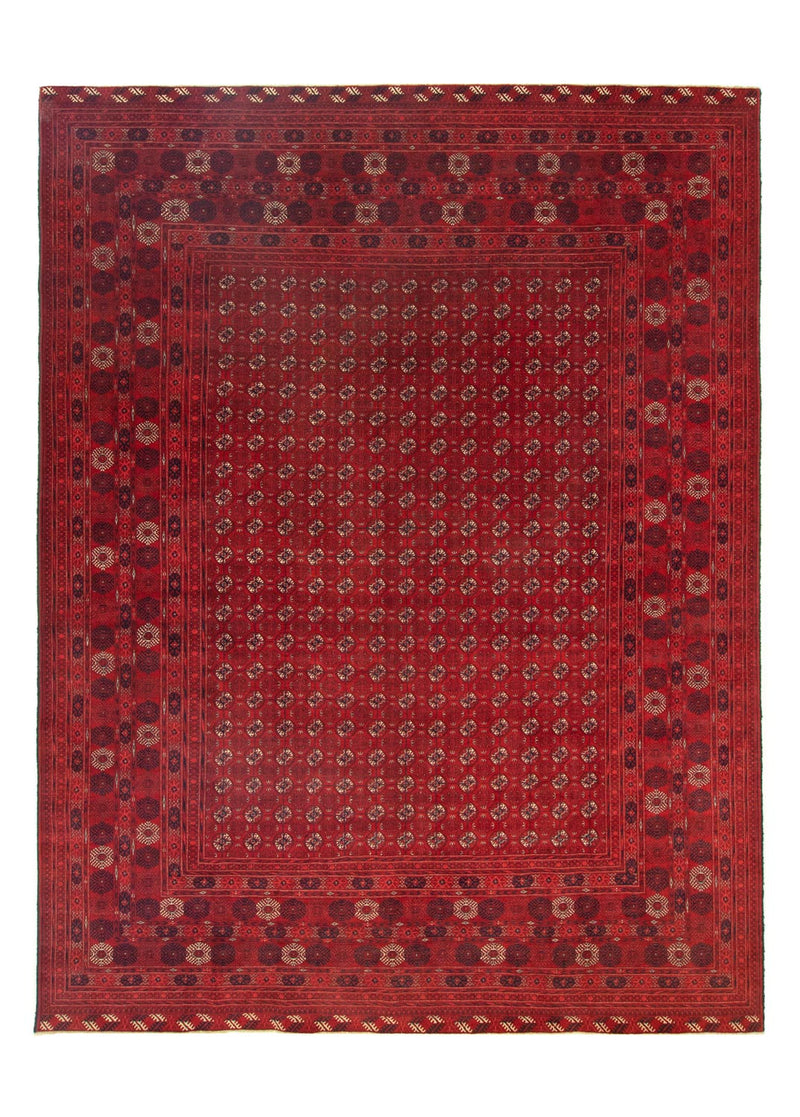 Afghaans tapijt - Bukhara - 390 x 292 cm - donkerrood