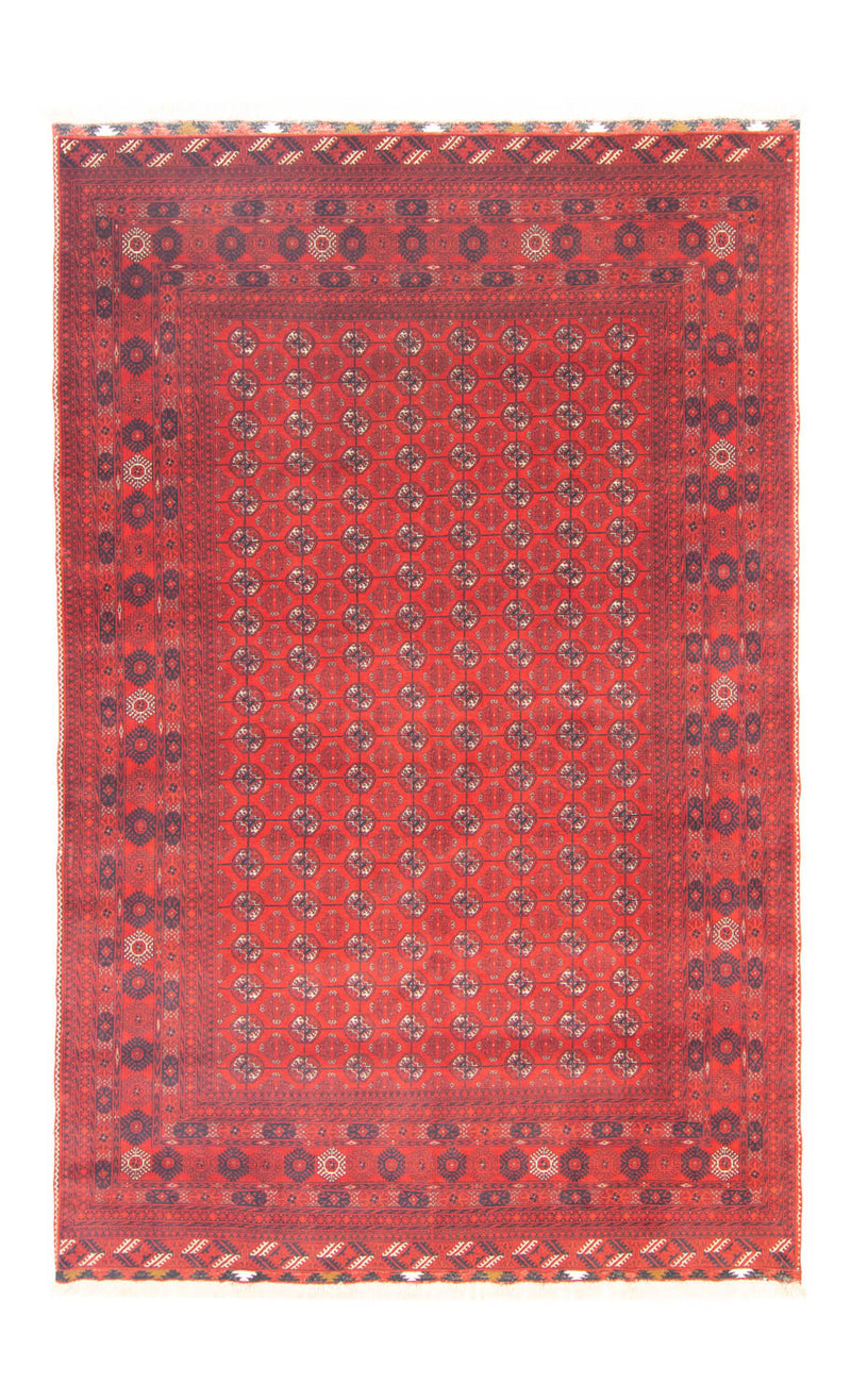 Afghaans tapijt - Bukhara - 301 x 195 cm - donkerrood