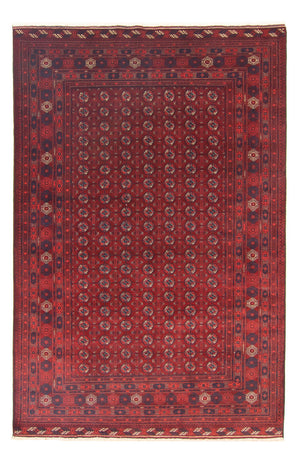 Afghaans tapijt - Bukhara - 301 x 196 cm - donkerrood