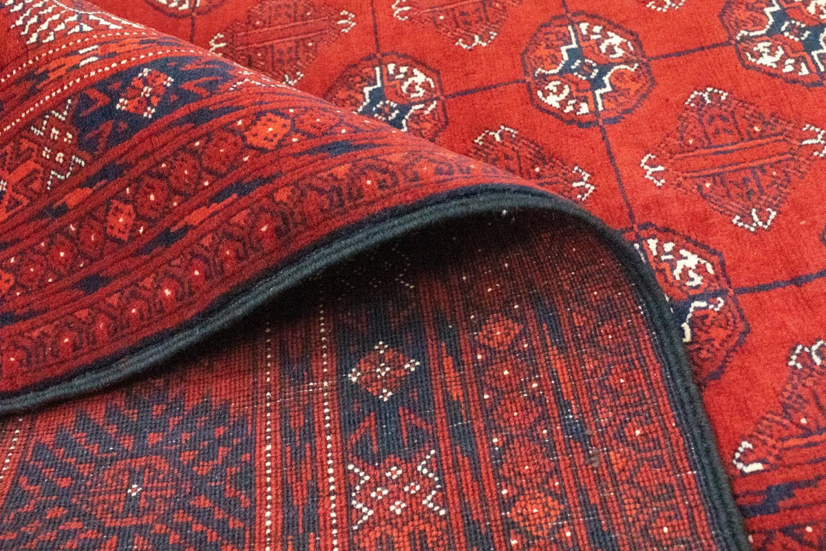 Afghaans tapijt - Bukhara - 297 x 198 cm - donkerrood