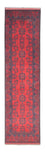 Loper Afghaans tapijt - Kunduz - 289 x 77 cm - rood
