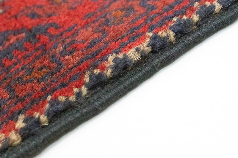 Afghaans tapijt - Kunduz - 123 x 75 cm - donkerrood