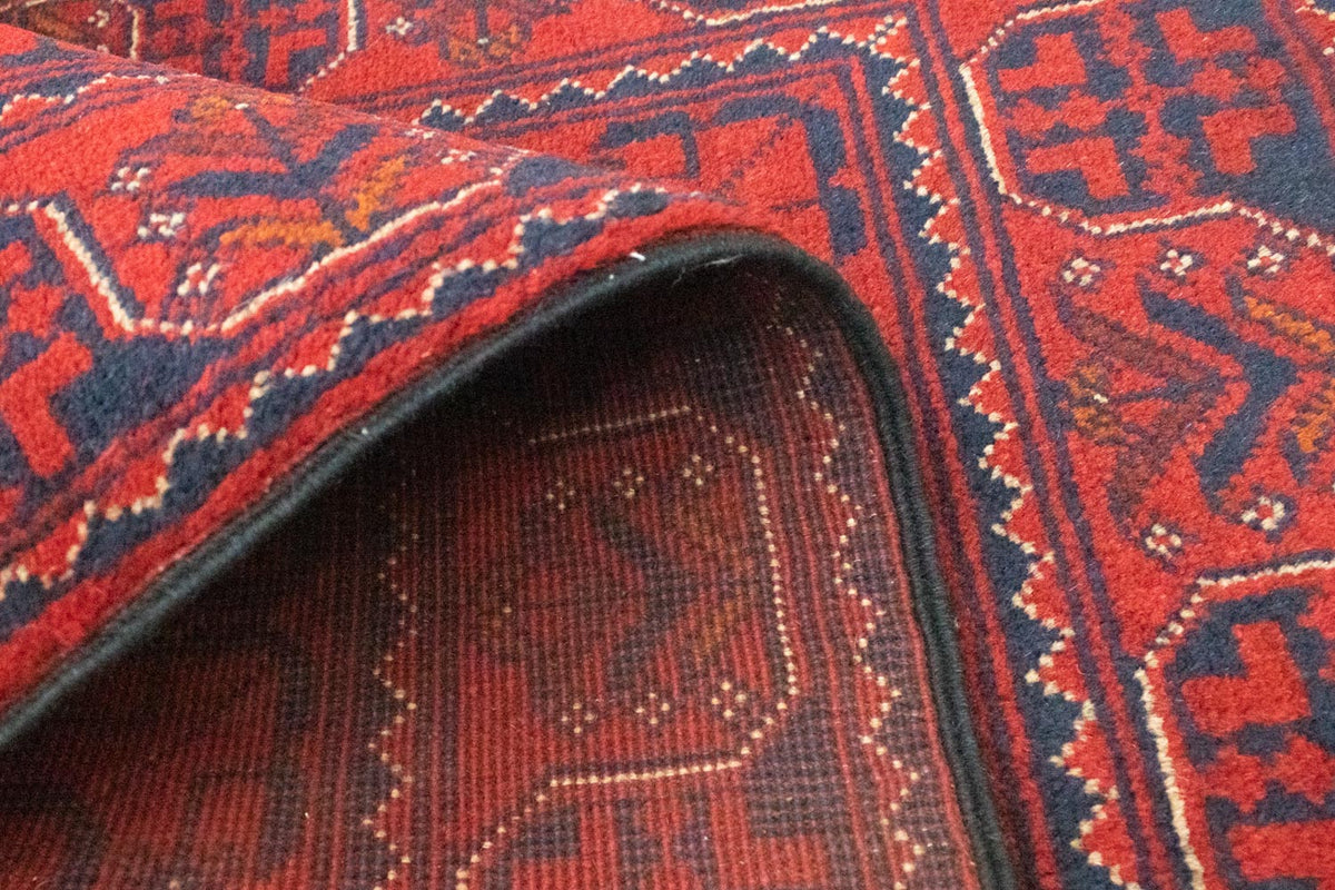 Afghaans tapijt - Kunduz - 120 x 77 cm - donkerblauw