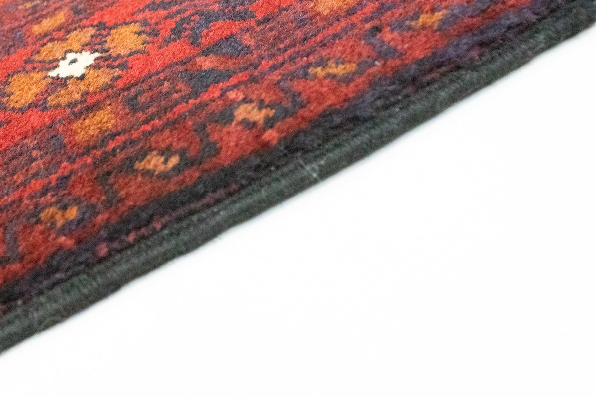 Afghaans tapijt - Kunduz - 121 x 82 cm - donkerrood