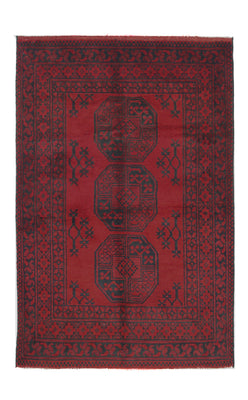 Afghaans tapijt - Filpa - 145 x 96 cm - rood