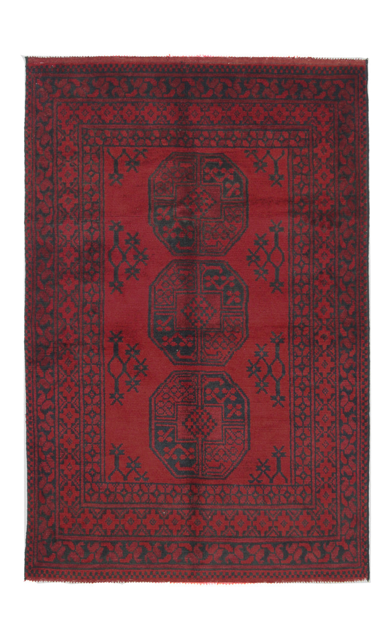 Afghaans tapijt - Filpa - 145 x 96 cm - rood