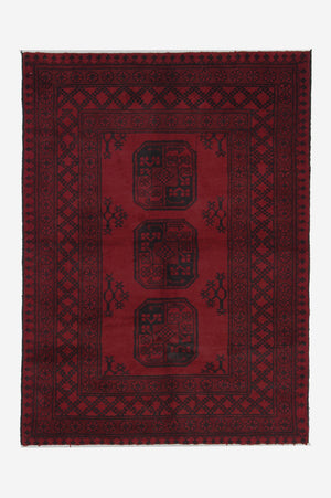 Afghaans tapijt - Filpa - 140 x 100 cm - rood