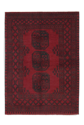 Afghaans tapijt - Filpa - 139 x 102 cm - rood