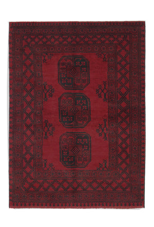 Afghaans tapijt - Filpa - 139 x 102 cm - rood