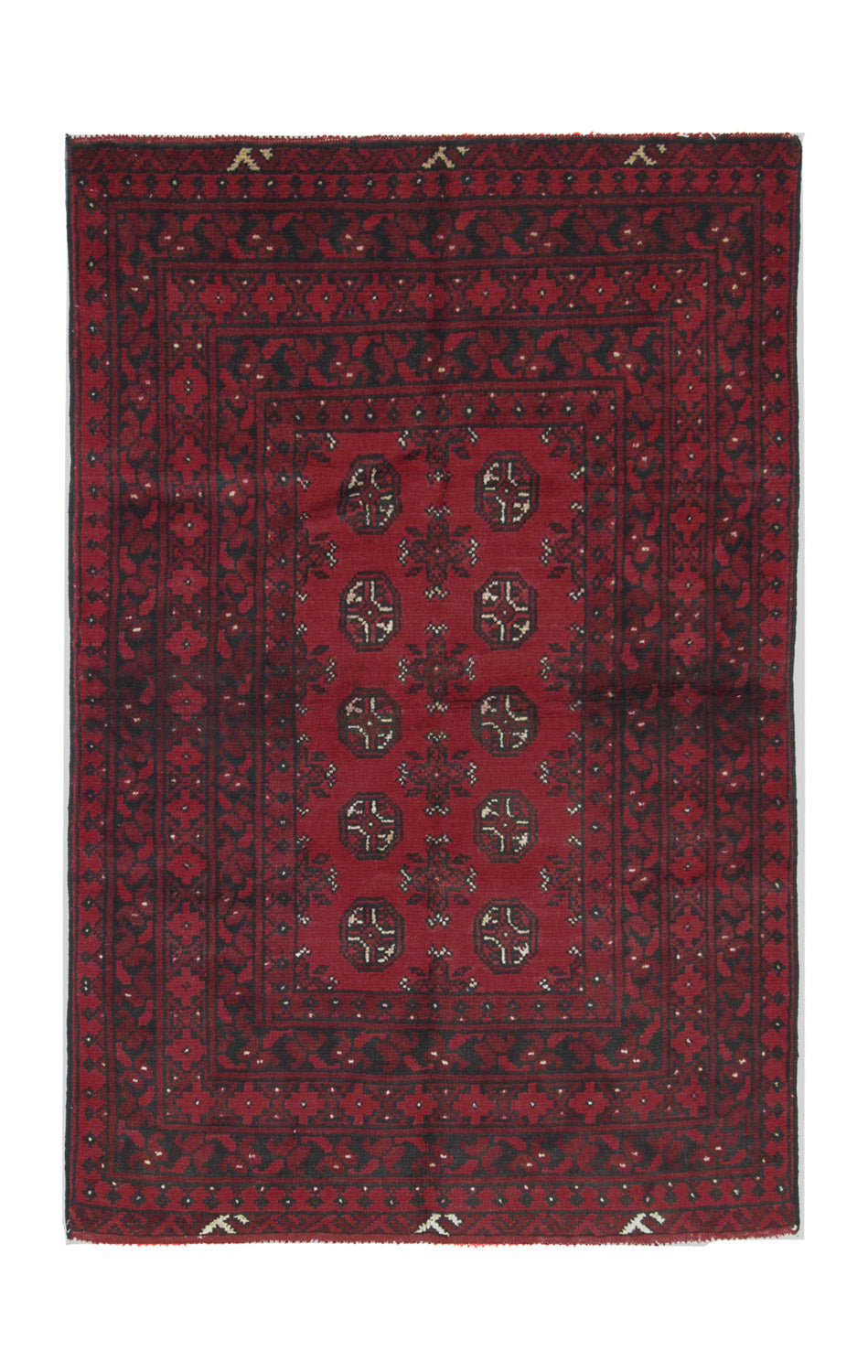 Afghaans tapijt - Filpa - 145 x 93 cm - rood