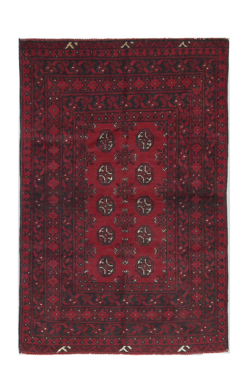 Afghaans tapijt - Filpa - 145 x 93 cm - rood