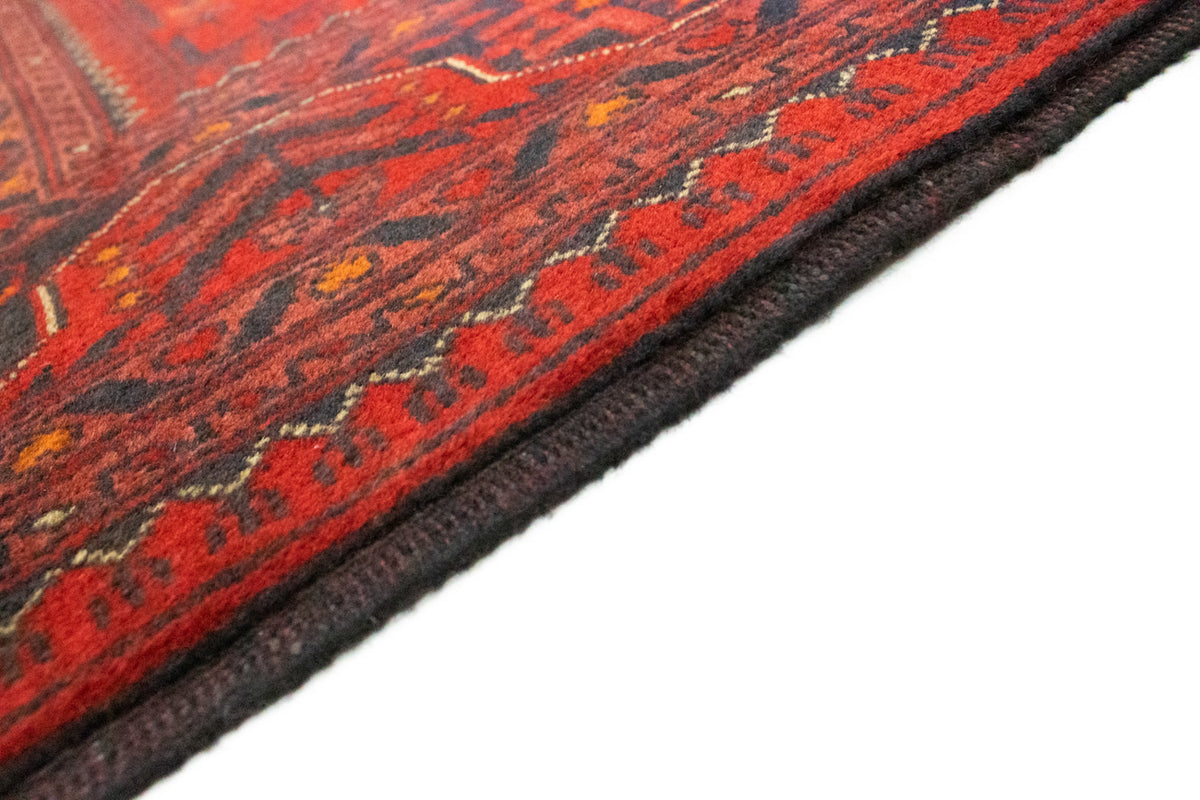 Afghaans tapijt - Kunduz - 194 x 147 cm - rood