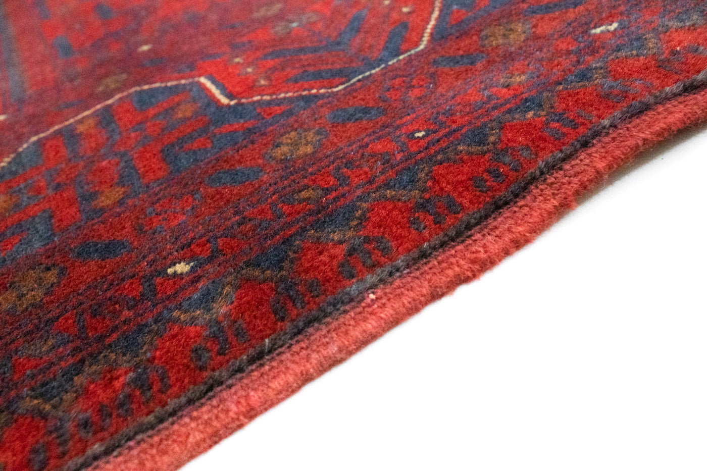 Afghaans tapijt - Kunduz - 199 x 150 cm - rood