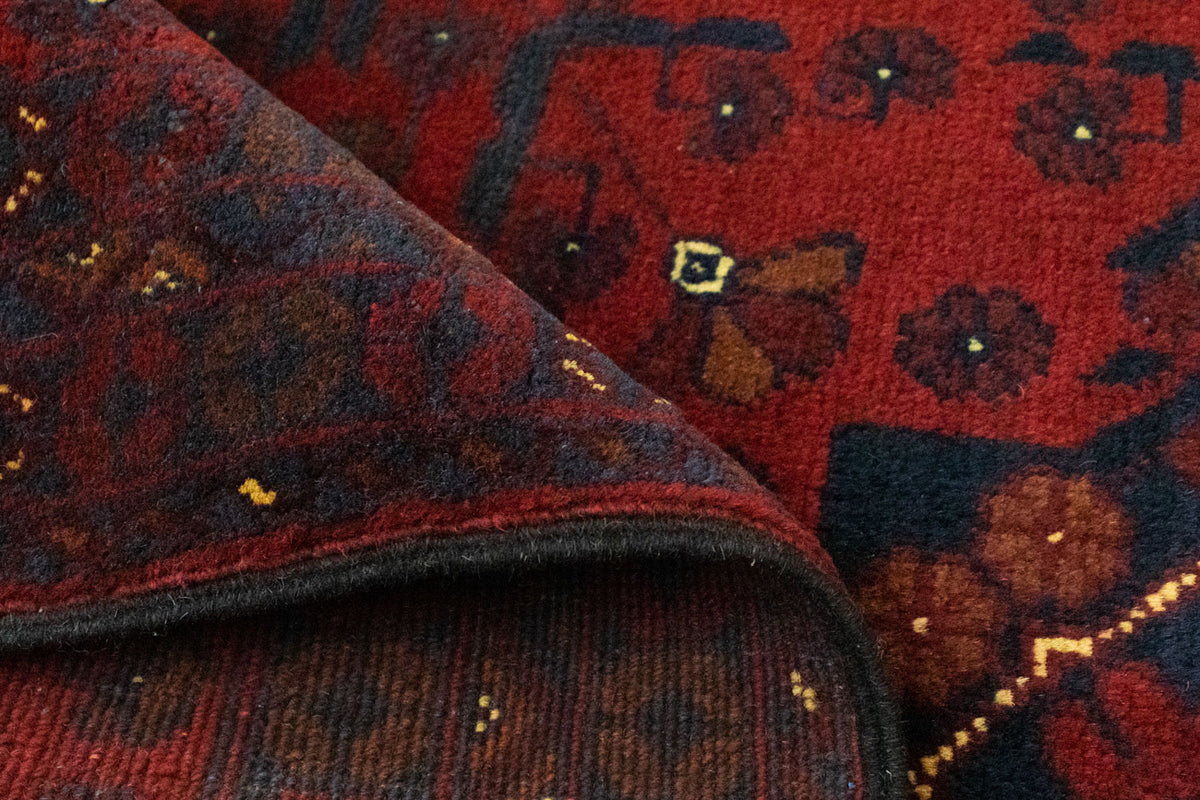 Afghaans tapijt - Kunduz - 125 x 78 cm - rood