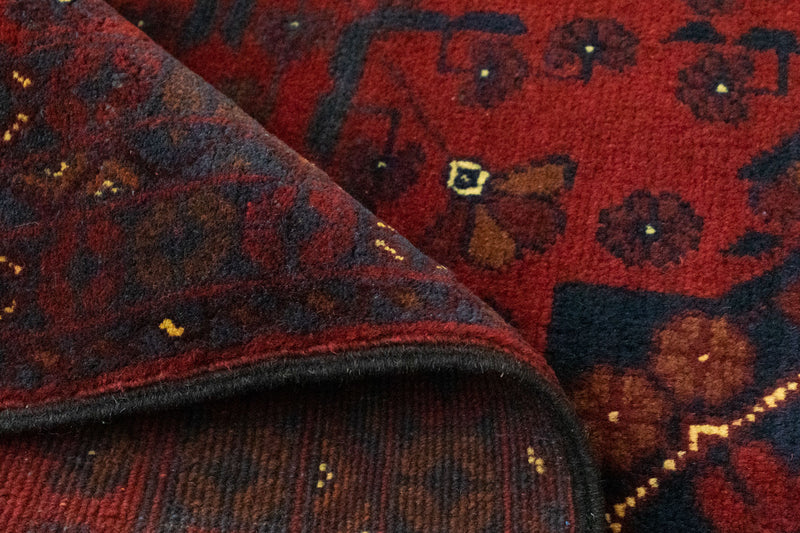 Afghaans tapijt - Kunduz - 125 x 78 cm - rood