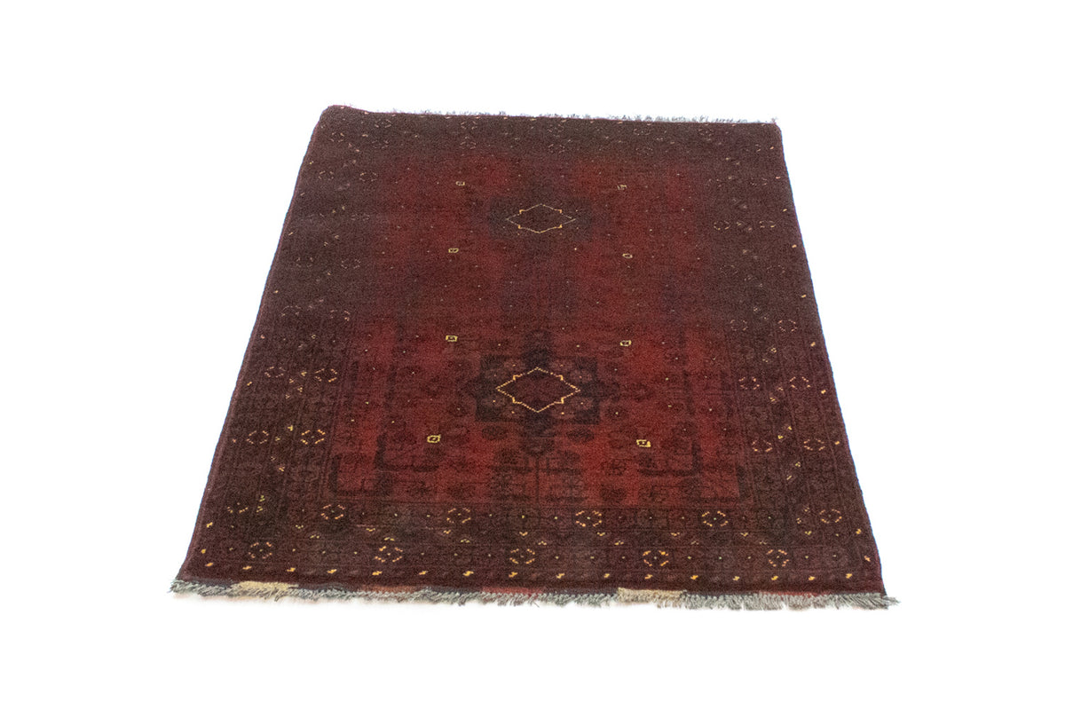 Afghaans tapijt - Kunduz - 125 x 78 cm - rood
