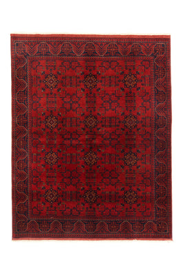 Afghaans tapijt - Kunduz - 195 x 154 cm - rood