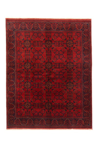 Afghaans tapijt - Kunduz - 195 x 154 cm - rood
