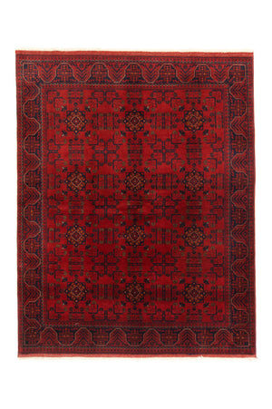 Afghaans tapijt - Kunduz - 195 x 154 cm - rood