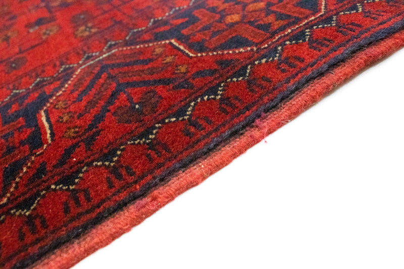 Afghaans tapijt - Kunduz - 195 x 154 cm - rood