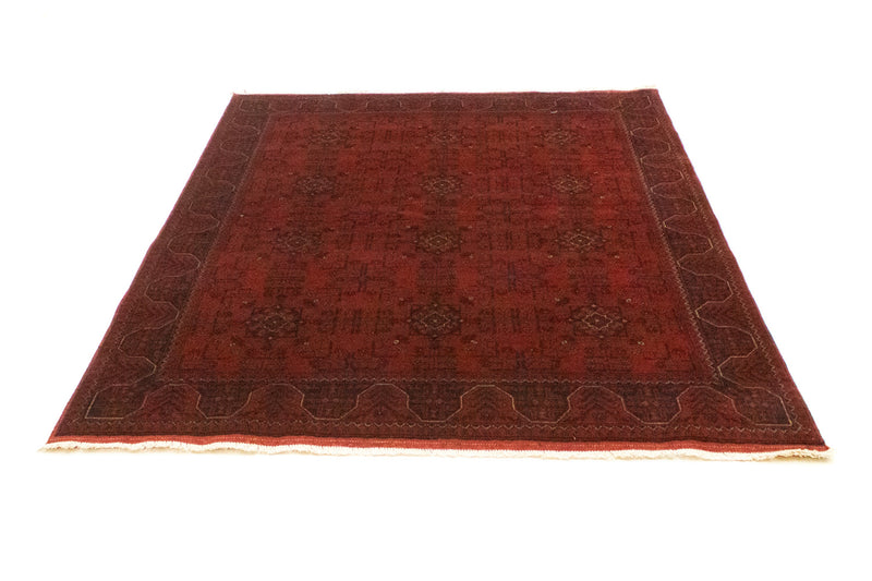 Afghaans tapijt - Kunduz - 195 x 154 cm - rood